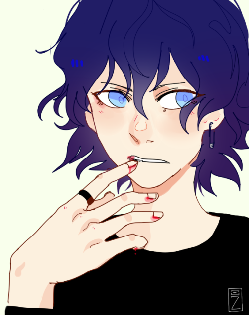 rizes: I haven’t drawn Ayato in while, here is some cropped down stuff