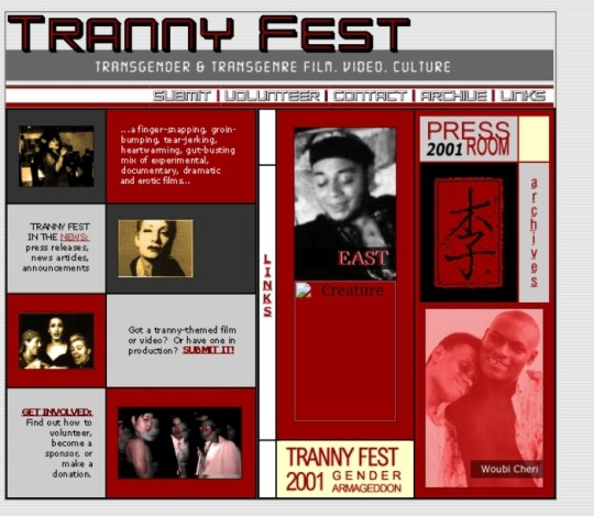 homoidiotic:Photos from 2001 Tranny Fest. founded in 1997 and now named San Francisco Transgender Film Festival (SFTFF) it was North America’s first transgender film festival.