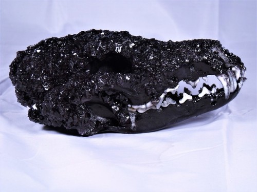 i-m-snek: Black crystal gradient skull. $100 + $14 shipping to US. Send me an ask if interested!&nb