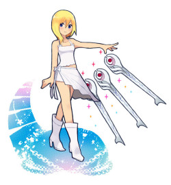 shima88: Finally finished draw Namine from Dead Fantasy 6 Her weapon were a bit hard to draw, but it was fun to do ^^ 