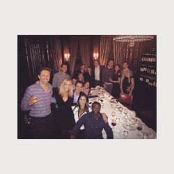 Solid group last night 🍷🍾🍴 Welcome