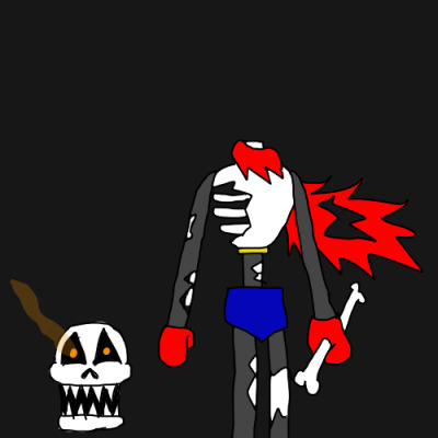 nightmare story AU — nightfright sans and nightmare papyrus