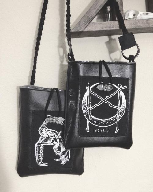 sovrinapparel:  Spent yesterday braiding the straps for all the ltd run bags and cutting all the fabric…now just time to finish sewing them!  The crystals for these pieces were made by @aurorashadow  once they are fully sewn I will set a release date!