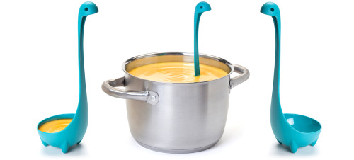 cubebreaker:  Designer OTOTO’s Loch Ness Ladle adds fun and mystery to any kitchen.
