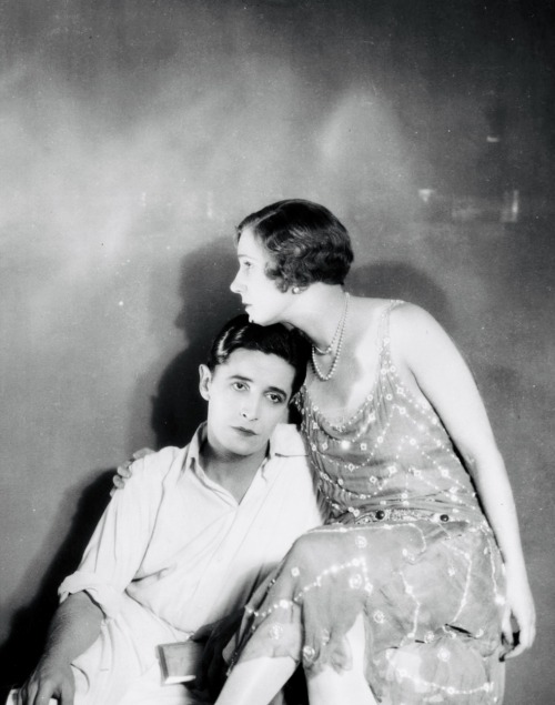 Ivor and Phyllis Monkman in the play “Downhill” at the Queen’s Theatre, 1926