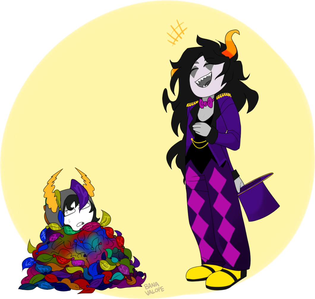 banavalope:  i love everything about marvuz and i just want this gross clown to do