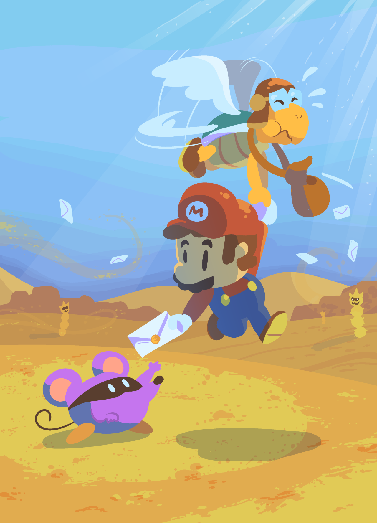 tubartist:  Even with a Player’s Guide, I always ended up lost in Dry Dry Desert