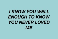 halsymusic:  why can’t i feel anything from anyone other than you?