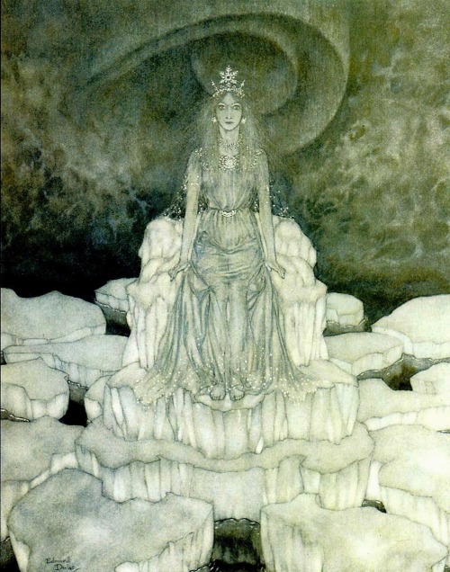 lepetitdragonvert: The Snow Queen by Hans Christian Andersen. Artist : Edmund Dulac