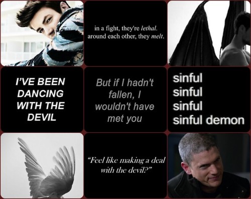 nixie-deangel: For @a-redharlequin, who asked for Coldflash, Angel!Barry and Demon!Len.   Ask N