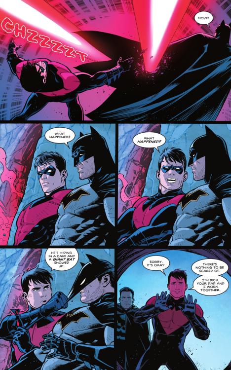 why-i-love-comics: Nightwing #89 - “World’s Finest Sons” (2022)written by Tom Taylorart by Bruno Red