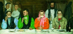 srednod:  Tea Party - Andrei Ryabushkin 1903