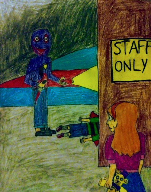 A graphic scene that would've played a very important role in my series.