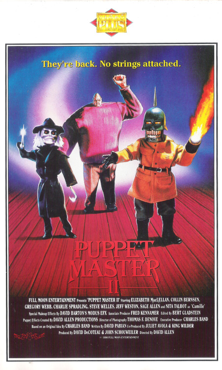 vhs-ninja:Puppet Master II (1991) by Dave Allen.