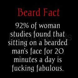 darksunangels:  💋☀   Fortunately for Me, I have had a beard for many, many years ~!Any volunteers ?lol