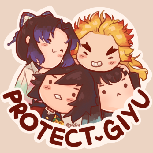 HE HAS FRIENDS!!A sticker up in my shop! :&gt;www.etsy.com/listing/743906570/kimetsu-no-yaiba-vi