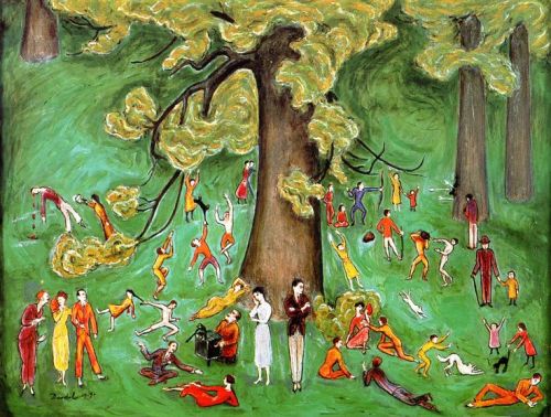 A Pleasant Summer Sunday, Nils Dardel 