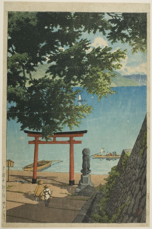 aic-asian: Chuzenji, Utagahama (Chuzenji Utagahama), Kawase Hasui, 1931, Art Institute of Chicago: A