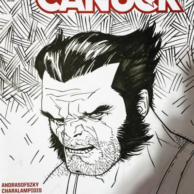 Bud. #sketchcover #torontocomicon #wolverine #logan #xmen #marvel (at Metro Toronto Convention Centre)