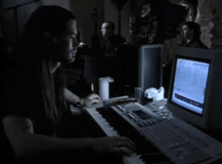 alwaysmoneyinthebnanastand:Nine Inch Nails - Gave UpThis song was extensively played during the shooting of the Lost Highway’s bowling alley scene, by the demand of the director David Lynch.