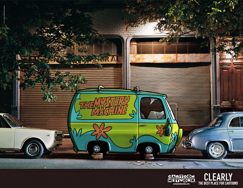 Cartoon Network Ads — “Clearly the best place for cartoons: Scooby Doo” ...
