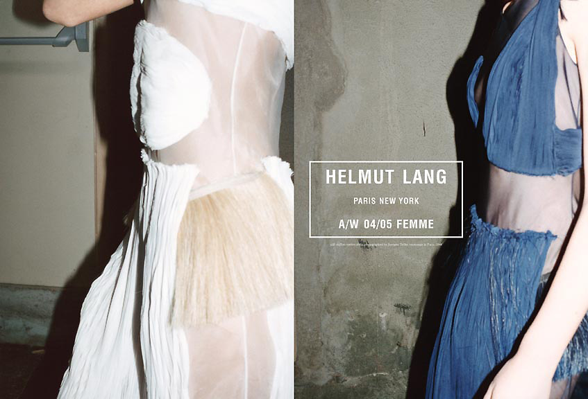 system2:  Helmut Lang A/W 04/05, by Juergen Teller. 