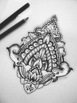 chokedbaby:  city-critters:  My latest dotwork