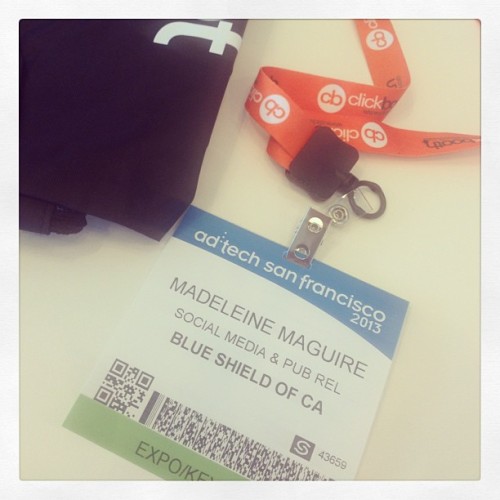 Made it! #influence13sf #adtech #influencesf #marketing #socialmedia (at ad:tech)