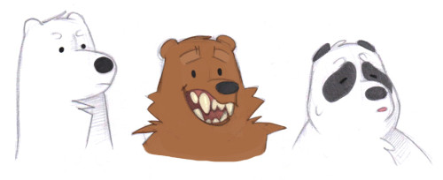 huksta:filmfan bear, housewifely bear and weeaboo bear