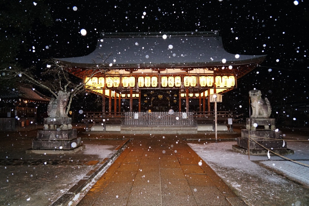 chitaka45:  京都 今宮神社 ❄️雪景色❄️2019.1.27 kyoto imamiyajinja
