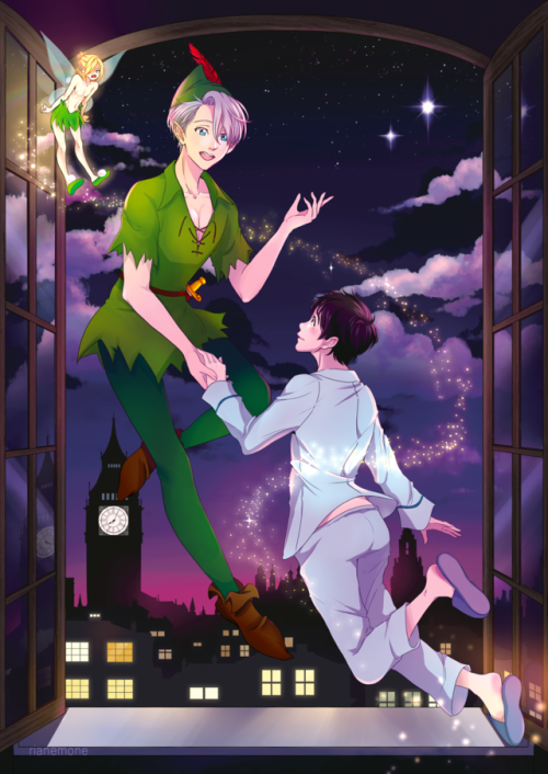 since we can share this now ✨ full version of my Peter Pan AU for @yoiauzine thanks so much for havi