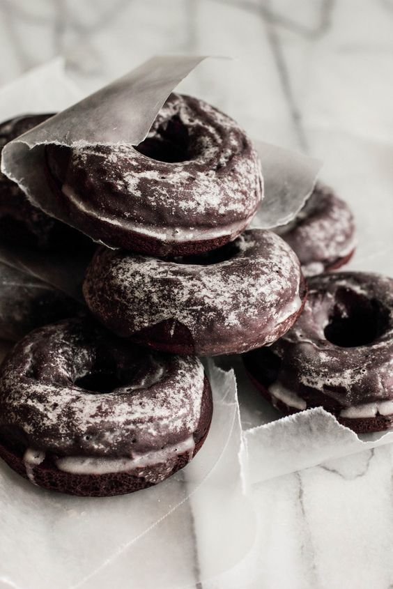 intensefoodcravings:  Glazed Chocolate Cake Doughnuts | Pastry Affair  Ya&rsquo;ll