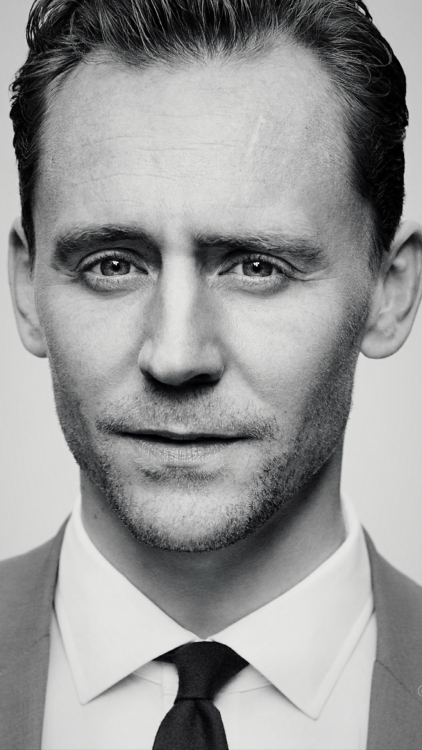 lolawashere:Tom Hiddleston for GQ Magazine, B&W, my edits.