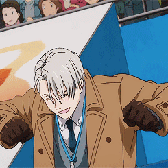 allanimanga:  #Viktor representing #all of us #watching Yuuri’s performance 