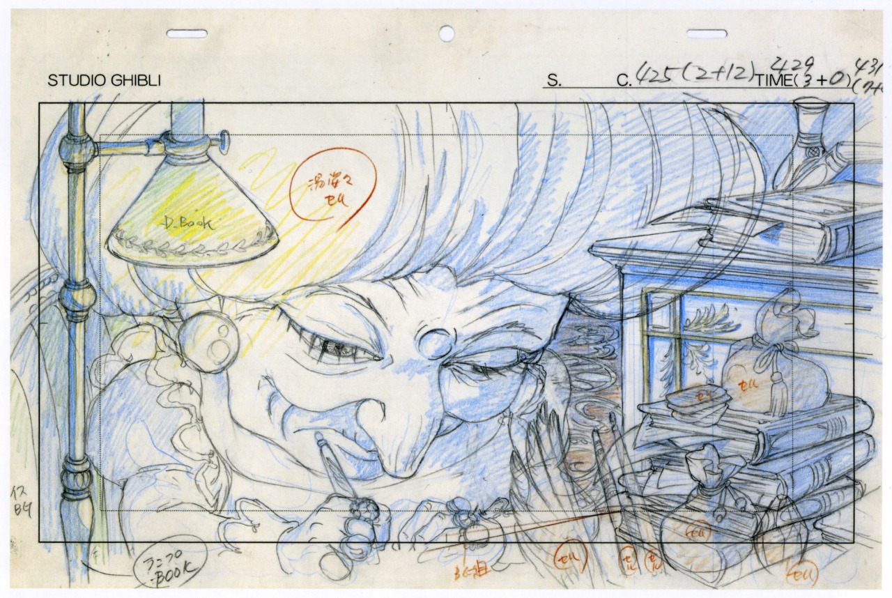 ghibli-collector: Hayao Miyazaki’s Spirited Away Layouts Animated To Life  Reblog