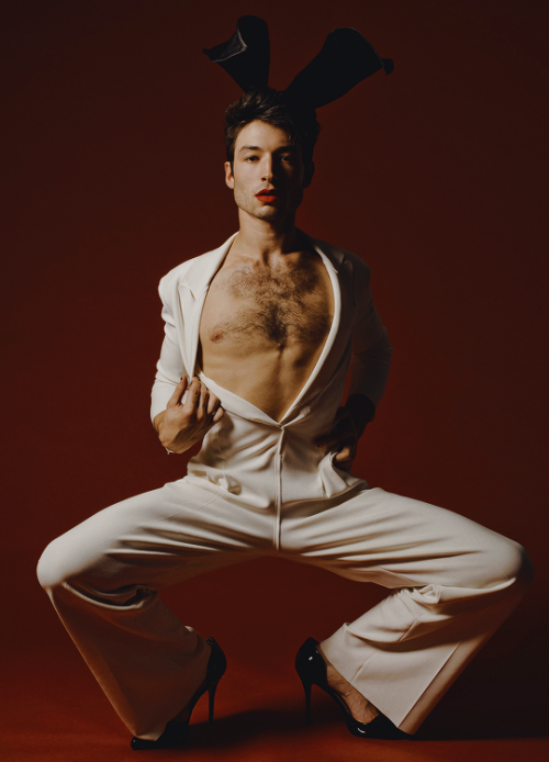 henryscavills:EZRA MILLER© Ryan Pfluger for Playboy Magazine (2018) I will also add, Ezra stand