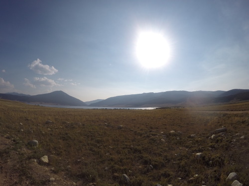 Moto’ing around Taylor Park Colorado with an old pal