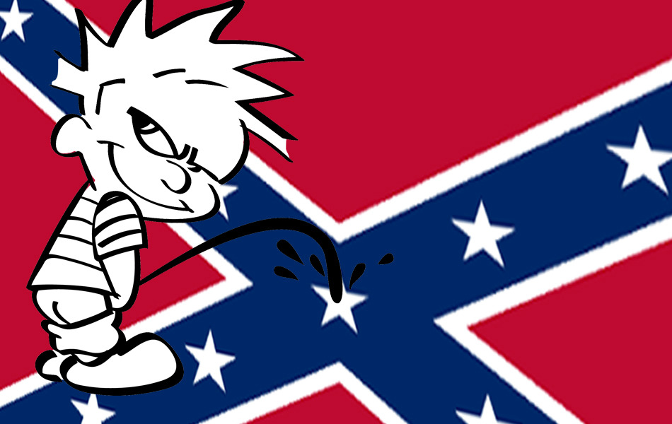 newconfederateflag:  This version of the New Confederate Flag isn’t so much about