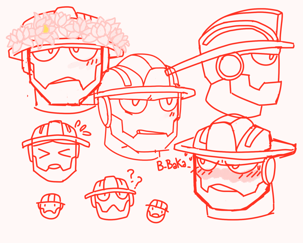 buck-fire:  i drew some rescue bots eheh
