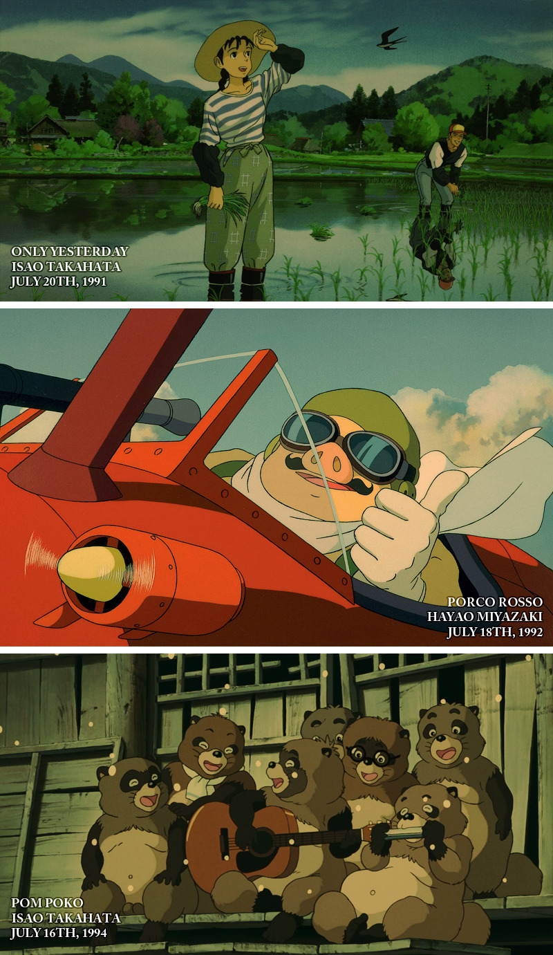 laurenmoran:  wannabeanimator:   Studio Ghibli | 1985 - 2014  After recent rumors