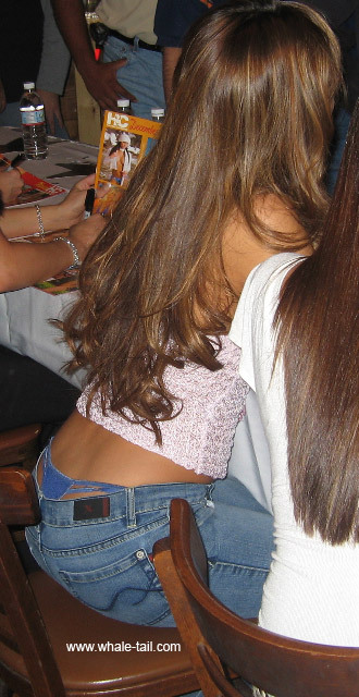 Tease the boys with your thong