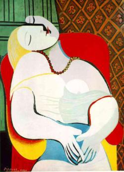 malinconie:  The Dream by Pablo Picasso,