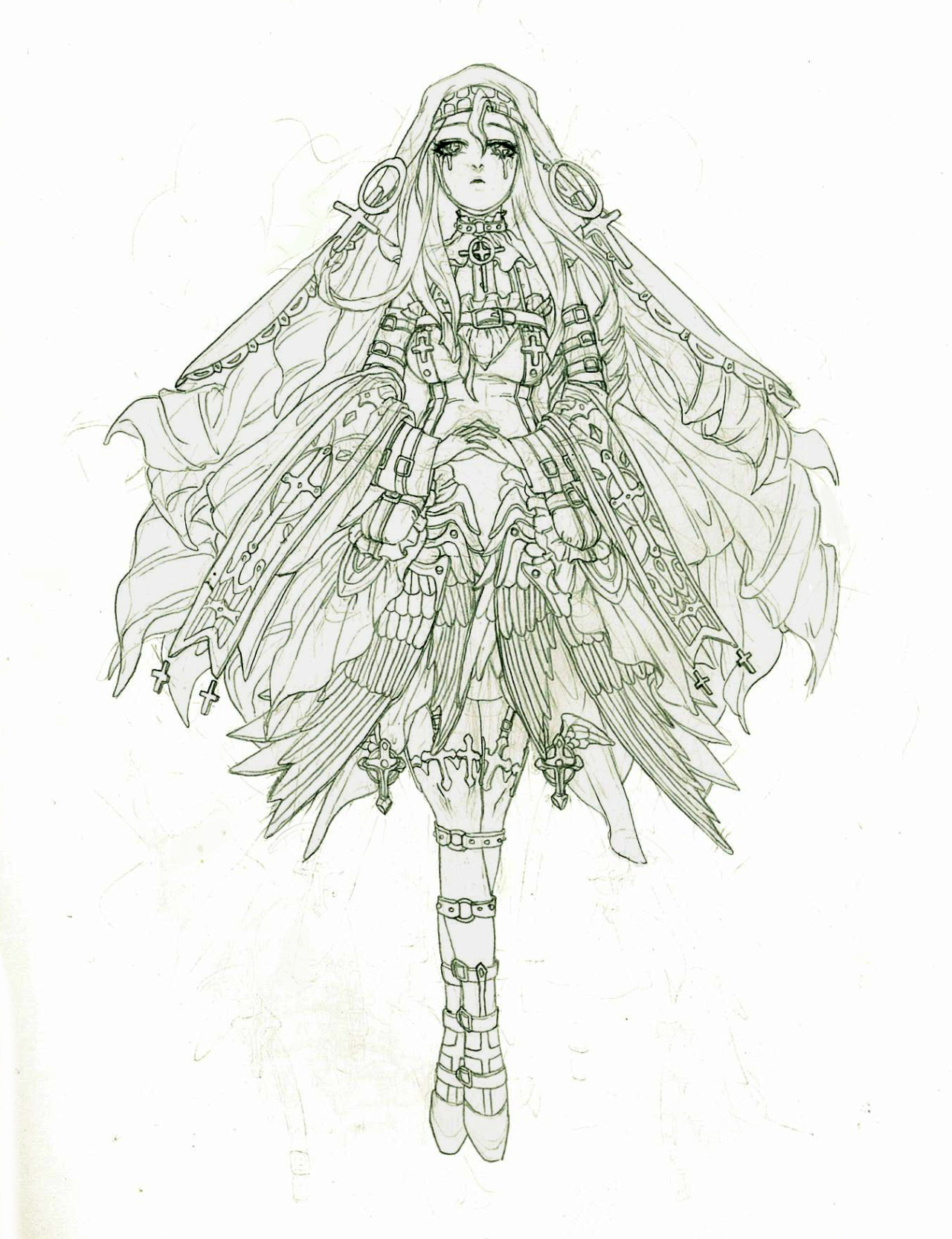 kurohebi: Magical Girl Raising Project Artist:   還祠   Don’t colored without