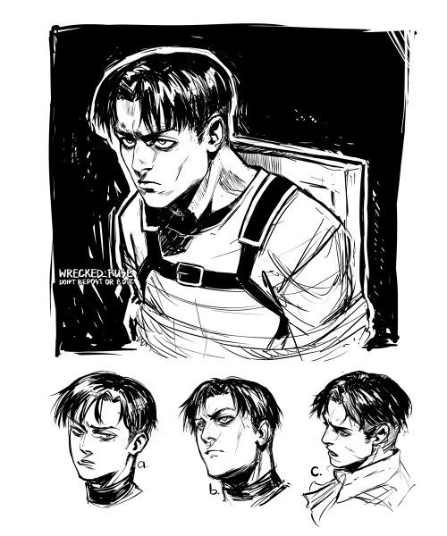 wrecked-fuse:eruri/levi doodlesв вк не переть