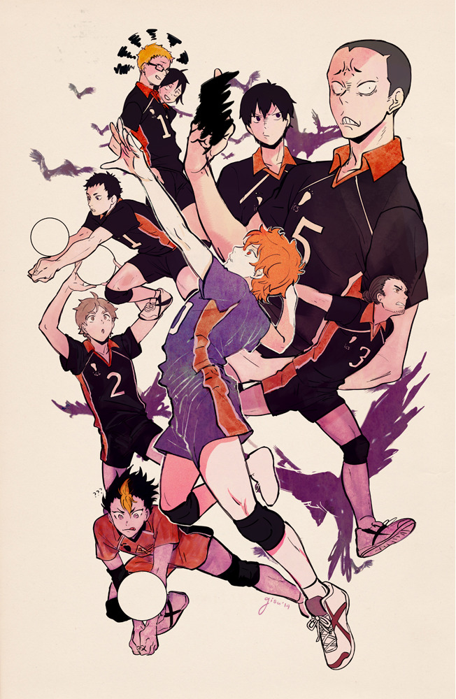 gisu:  11”x17” haikyuu print i’ll have at AX, i’m at table C46! i’ll try