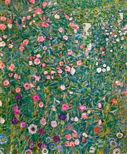 helyanthus:  Gustav Klimt, details; flowers