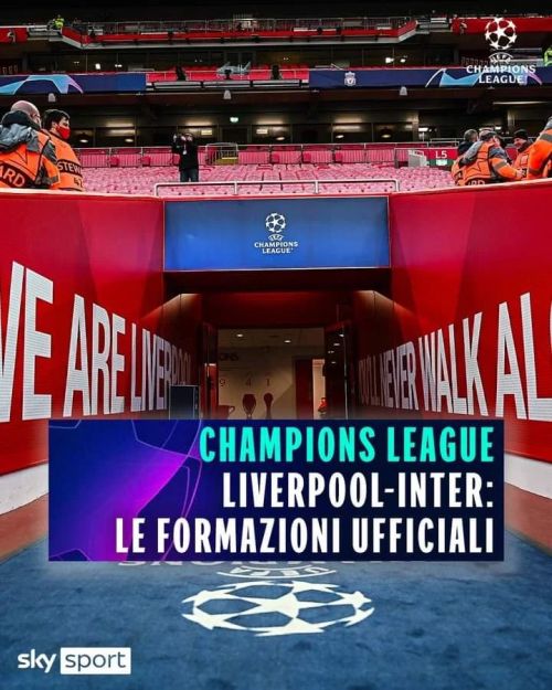 🏟️ Liverpool-Inter: le formazioni ufficiali
👀 La decisione di Inzaghi sull'attacco
LIVE ➡️ http://tiny.cc/Liverpool_Inter
https://www.instagram.com/p/Ca2wUXKt3Jn0iifAp7XnSNnXA8Dln4B21Gtdb40/?utm_medium=tumblr