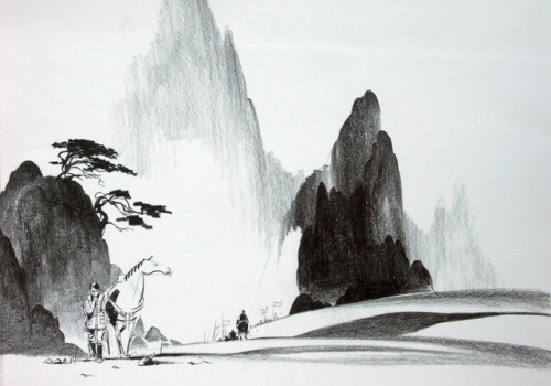 scurviesdisneyblog:Mulan visual development by Alex Nino (x)