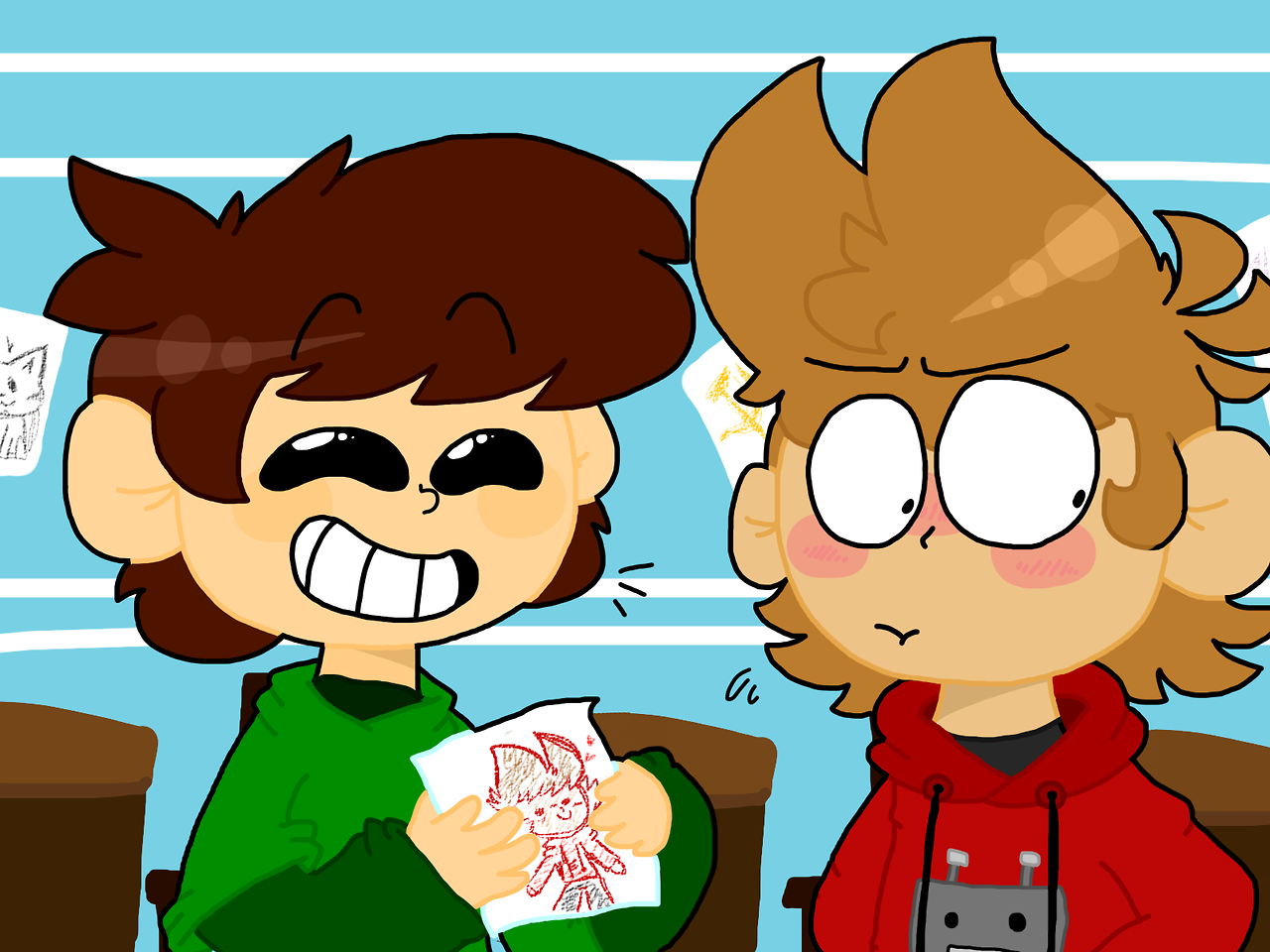 andryy13: @baconcolaweek Day 1: Kids AAAAAAAAA- THIS TOOK ME SO MUCH i kinda changed