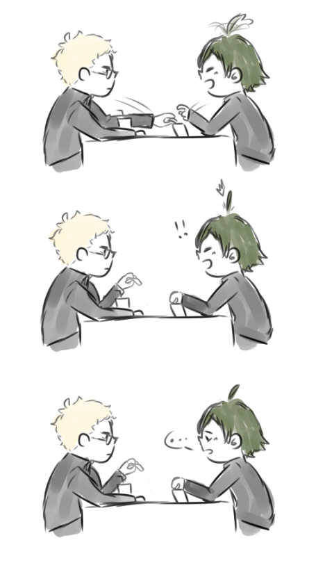 m-ochaa: HC that yamaguchi’s lil cowlick thingy wags when he’s happy 